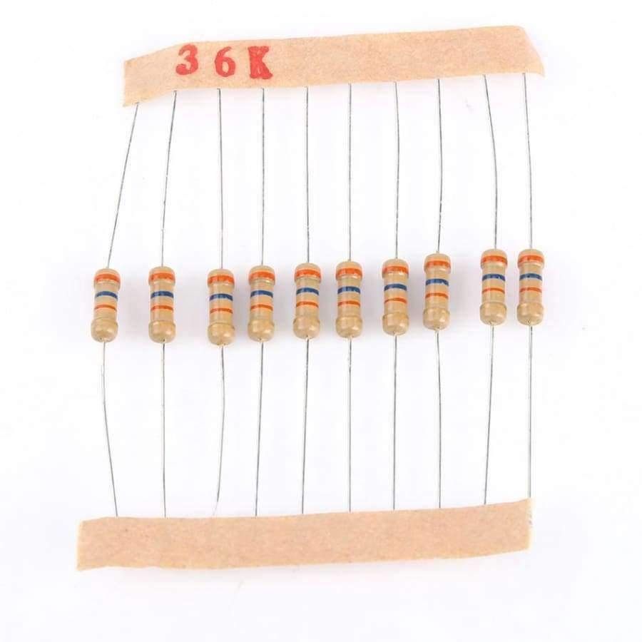 Planet Gates 1000pcs Resistance Resistors 1/2W1-10M Metal Film Resistor Pack Assortment Electronic Resistance Components fonte de bancada