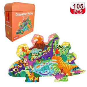 Planet Gates 1001 original box / China Animal Shapes Puzzle Dinosaurs Whale Jigsaw Unique Kids Puzzles Educational Child Games Toys Christmas Gifts For Children