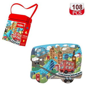 Planet Gates 1003 original box / China Animal Shapes Puzzle Dinosaurs Whale Jigsaw Unique Kids Puzzles Educational Child Games Toys Christmas Gifts For Children