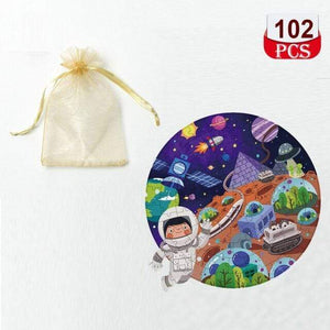 Planet Gates 1004 no box / China Animal Shapes Puzzle Dinosaurs Whale Jigsaw Unique Kids Puzzles Educational Child Games Toys Christmas Gifts For Children