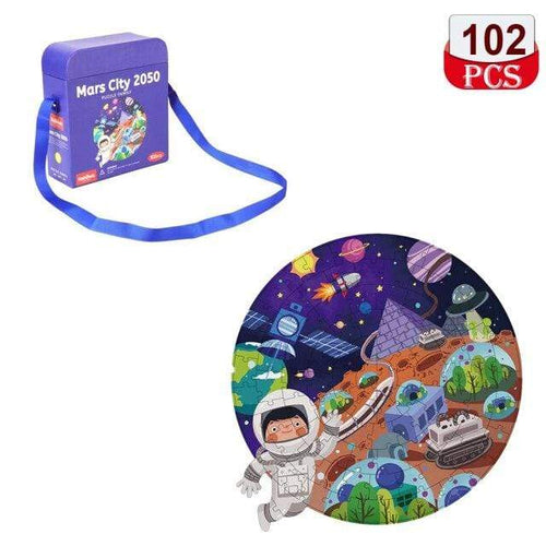 Planet Gates 1004 original box / China Animal Shapes Puzzle Dinosaurs Whale Jigsaw Unique Kids Puzzles Educational Child Games Toys Christmas Gifts For Children