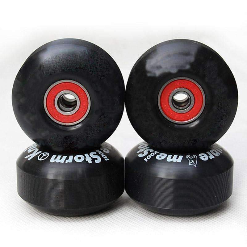 Planet Gates 100A 52*30mm ABEC-9 White Skateboard Wheels With Skate Board Bearings Spacers Free Shipping