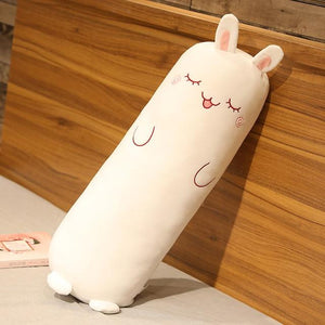 Planet Gates 100cm / bunny Cartoon Animal Dinosaur Pig Bunny Teddy Bear Husky Duck Plush Toys Stuffed Soft Long Sleep Pillow Doll Cushion Kids Girls Gift