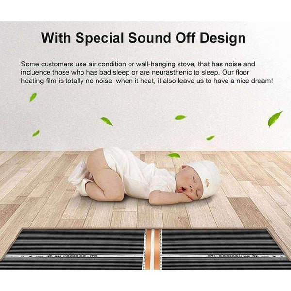 Planet Gates 100cm x 25cm 100cm x 50cm Pets Warmth Heating Carpet Warm Floor Hot Film