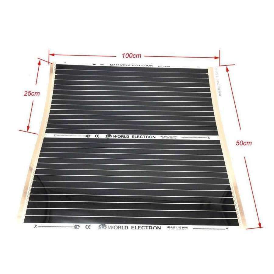 Planet Gates 100cm x 25cm 100cm x 50cm Pets Warmth Heating Carpet Warm Floor Hot Film
