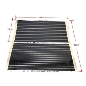 Planet Gates 100cm x 25cm 100cm x 50cm Pets Warmth Heating Carpet Warm Floor Hot Film