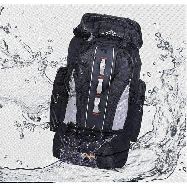 Planet Gates 100L Outdoors Sports Bags Waterproof Nylon Backpack Women Men Hiking Camping Climbing Fishing Rucksack Bag XA769A