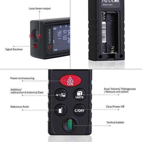 Planet Gates 100m Norm D Series laser distance meter 40M 60M 80M 100M Laser Rangefinder Laser Range Finder Laser Measure