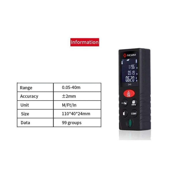 Planet Gates 100m Norm D Series laser distance meter 40M 60M 80M 100M Laser Rangefinder Laser Range Finder Laser Measure