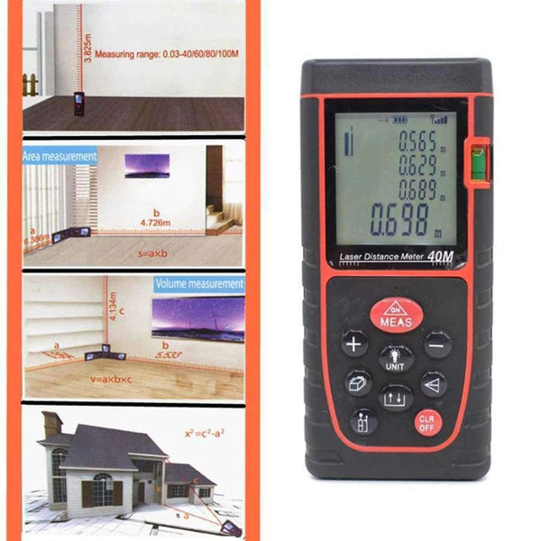 Planet Gates 100m SANHOOII 40/60/80/100M Digital Laser Range finder meter Laser Rangefinder Distance Measuring Tester Tools