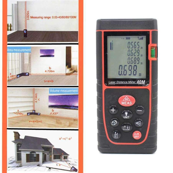 Planet Gates 100m SANHOOII 40/60/80/100M Digital Laser Range finder meter Laser Rangefinder Distance Measuring Tester Tools