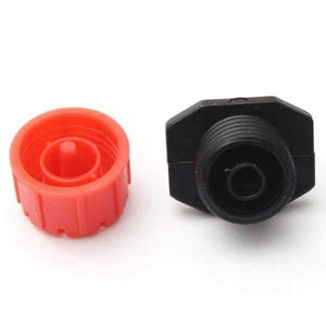 Planet Gates 100Pcs 1/4Inch Adjustable Micro Drip Irrigation System Watering Sprinklers Anti-clogging Emitter Dripper Red Garden Supplies