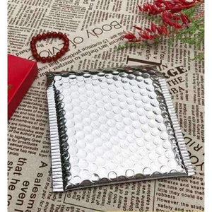 Planet Gates 100pcs 15*13cm Silver Foil Bubble Envelopes Bags Mailers Padded Shipping Envelope With Bubble Mailing Bag Business Supplies