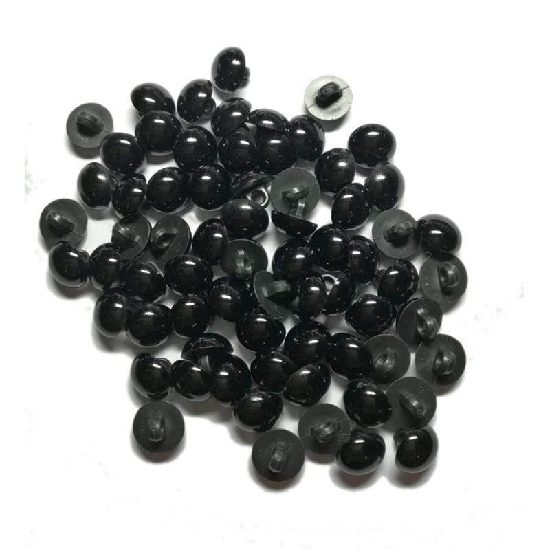 Planet Gates 100pcs/200pcs Animal Eyes Resin 9mm/11mm DIY Buttons Round Mushroom Domed Sewing Shank Eyeball Animal Ball Toy Eyes Accessories