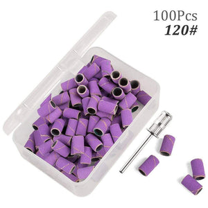 Planet Gates 100pcs 80''/120''/180" Nail Art Sanding Bands Gel Polish Remover Tool Accessory for Electric Nail Machine Nail Drill Bits