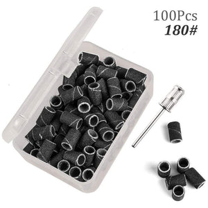 Planet Gates 100pcs 80''/120''/180" Nail Art Sanding Bands Gel Polish Remover Tool Accessory for Electric Nail Machine Nail Drill Bits