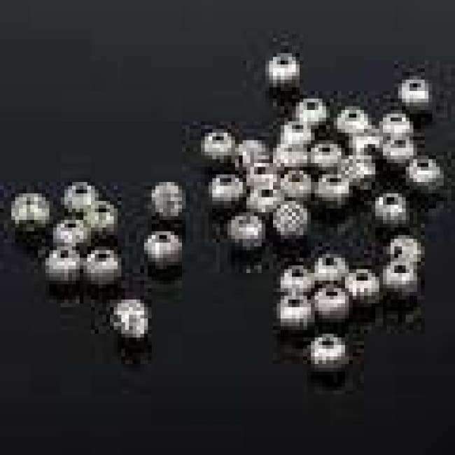 Planet Gates 100pcs Antique Tibetan Silver Plated 6mm Lantern Spacer Beads Charms Findings To Make Jewelry Beading Accessories Hole 1.5mm