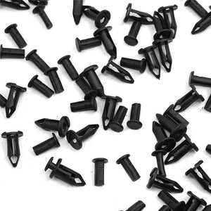 Planet Gates 100pcs ATV 8mm Rivet Fairing Body Trim Panel Fastener Screw Clips plug Kit For Polaris Sportsman 550 850 XP Rangers Rzr