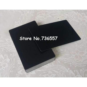 Planet Gates 100pcs Blank sublimation metal name card printing blank business card use sublimation ink and paper five colors