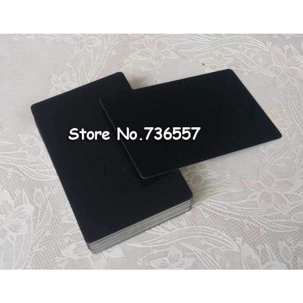 Planet Gates 100pcs Blank sublimation metal name card printing blank business card use sublimation ink and paper five colors