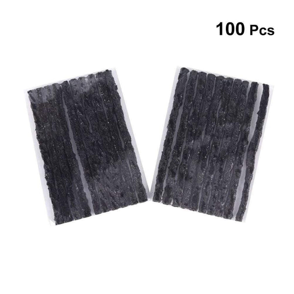 Planet Gates 100pcs Car Tire Tubeless Tire Seal Strip Durable Wear Resistance Repairing Rubber Strips Tire Repair Tools For Car Tire