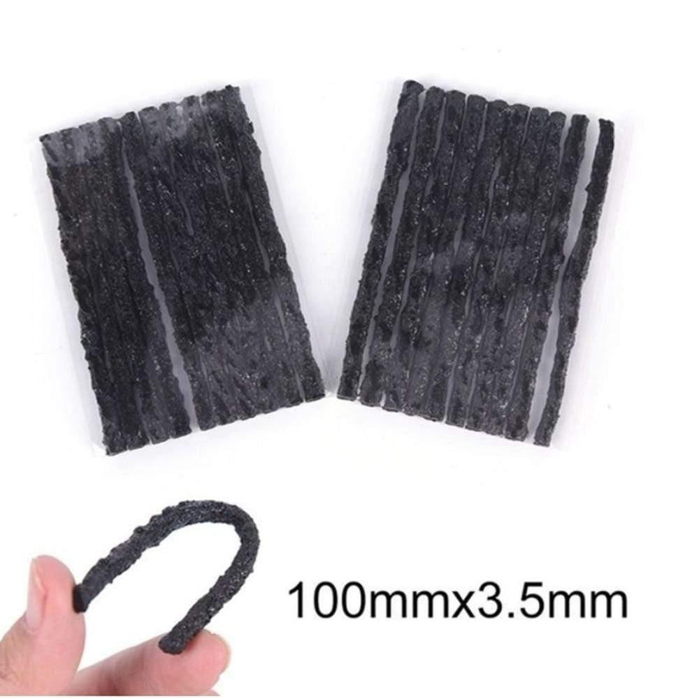 Planet Gates 100pcs Car Tire Tubeless Tire Seal Strip Durable Wear Resistance Repairing Rubber Strips Tire Repair Tools For Car Tire