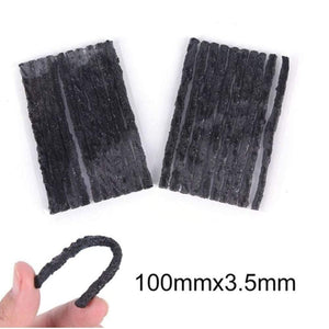 Planet Gates 100pcs Car Tire Tubeless Tire Seal Strip Durable Wear Resistance Repairing Rubber Strips Tire Repair Tools For Car Tire