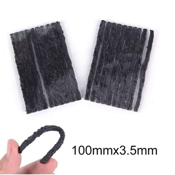 Planet Gates 100pcs Car Tire Tubeless Tire Seal Strip Durable Wear Resistance Repairing Rubber Strips Tire Repair Tools For Car Tire