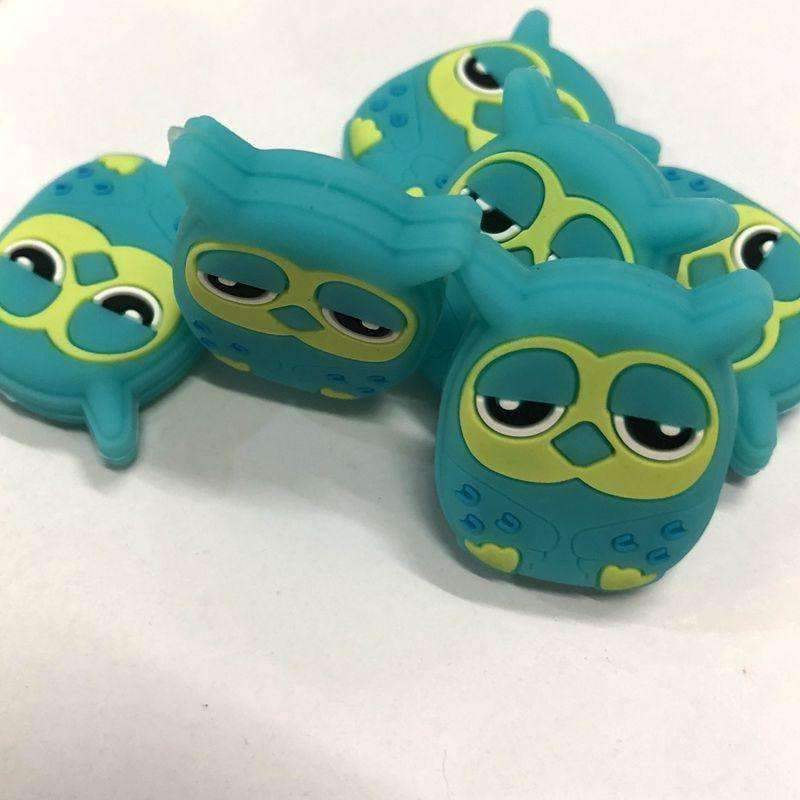 Planet Gates 100pcs Cartoon owl Tennis racket Vibration Dampeners, tennis racket buffer to reduce shock