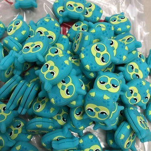 Planet Gates 100pcs Cartoon owl Tennis racket Vibration Dampeners, tennis racket buffer to reduce shock