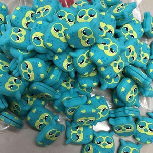Planet Gates 100pcs Cartoon owl Tennis racket Vibration Dampeners, tennis racket buffer to reduce shock