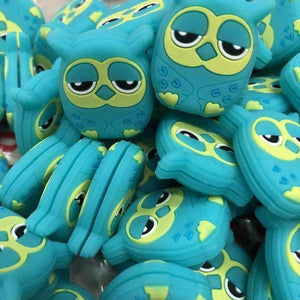 Planet Gates 100pcs Cartoon owl Tennis racket Vibration Dampeners, tennis racket buffer to reduce shock