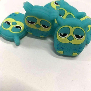 Planet Gates 100pcs Cartoon owl Tennis racket Vibration Dampeners, tennis racket buffer to reduce shock