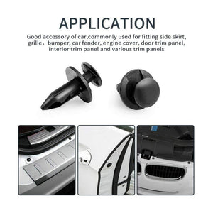 Planet Gates 100PCS Fender Clips Rivets + 6" Push Pin Trims Fastener Remover Screwdriver Tool for Honda for Polaris Sportsman Rangers Rzr
