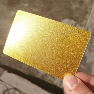 Planet Gates 100pcs Golden foil Metallic business cards - New!