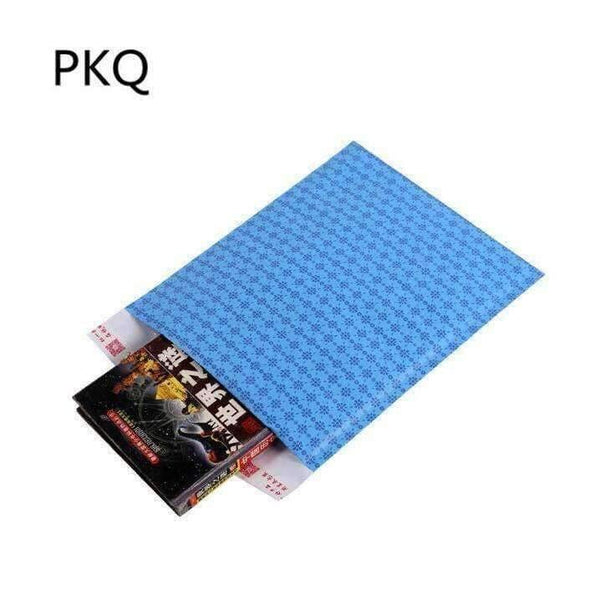 Planet Gates 100PCS/lot 15*20+4cm blue Paper Bubble Envelopes Bag Mailers Padded Shipping Envelope With Bubble Mailing Bag Business Supplies
