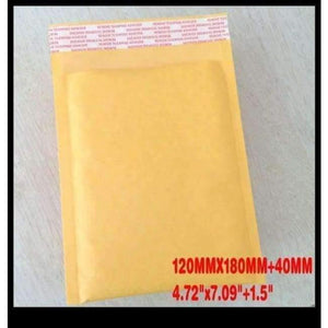 Planet Gates 100pcs/lot 4.7*7.09" [120mmx180mm] KRAFT BUBBLE MAILERS PADDED MAILING ENVELOPE BAG SHIPPING SUPPLY