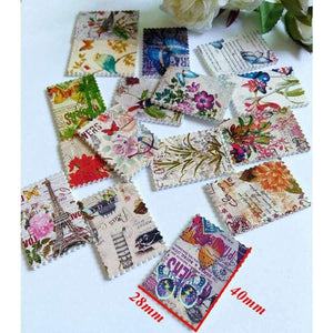 Planet Gates 100pcs/lot Christmas theme Wooden Buttons Square Sewing Children Buttons for Christmas plaque Clothes Ornament DIY