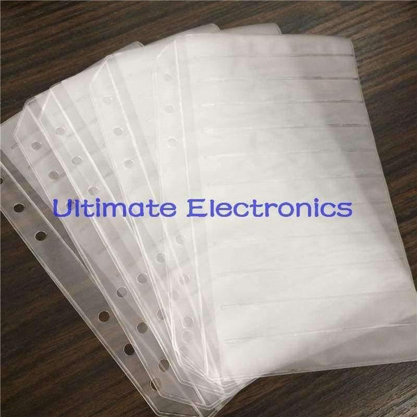 Planet Gates 100pcs/lot Empty pages For components sample book 0402/0603/0805/1206 SMD Electronic Components assorted