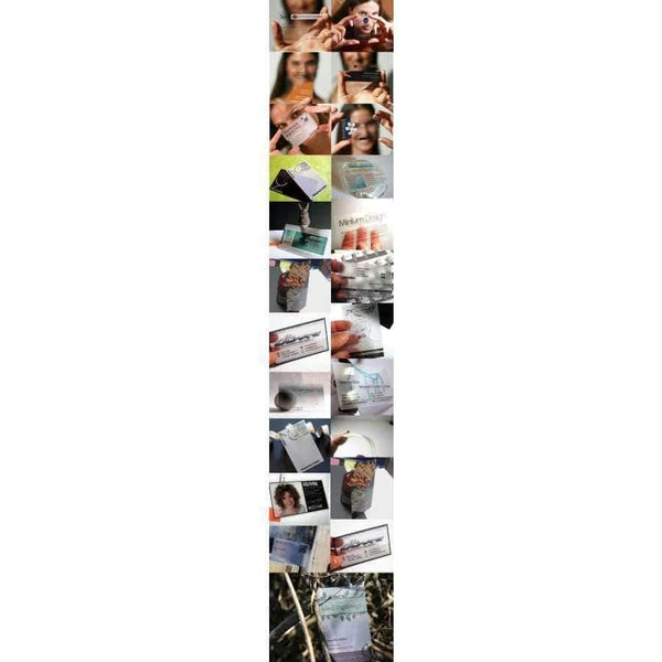 Planet Gates 100pcs/lot Factory Production customized business cards printing transparent visit card 0.38mm frosted pvc name card printing