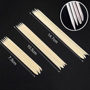 Planet Gates 100pcs/lot Nail Art Wood Sticks Cleaning Orange Nail Dead Skin Fork Cuticle Pusher Remover Nail Care Tools For Finger