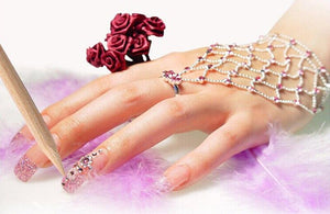 Planet Gates 100pcs/lot Nail Art Wood Sticks Cleaning Orange Nail Dead Skin Fork Cuticle Pusher Remover Nail Care Tools For Finger