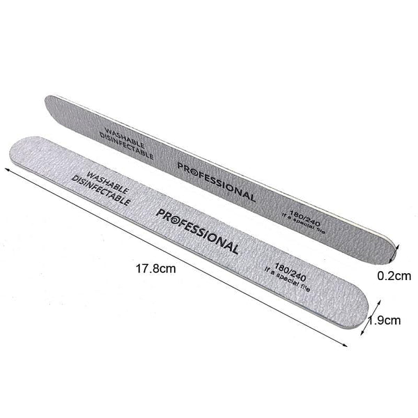 Planet Gates 100pcs/lot Professional Nail Files 180/240 Grinding Polishing Manicure Pedicure Double-sided  Nail Buffers Tool Lixas Para Unhas
