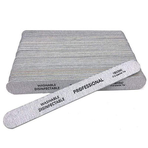 Planet Gates 100pcs/lot Professional Nail Files 180/240 Grinding Polishing Manicure Pedicure Double-sided  Nail Buffers Tool Lixas Para Unhas