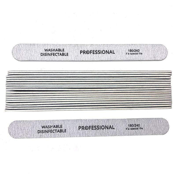 Planet Gates 100pcs/lot Professional Nail Files 180/240 Grinding Polishing Manicure Pedicure Double-sided  Nail Buffers Tool Lixas Para Unhas