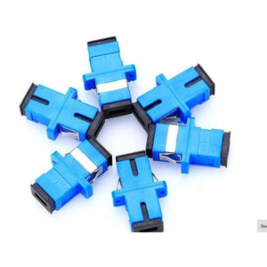 Planet Gates 100pcs/lot SC/UPC Adaptor Fiber Optic Adapter Flange Fiber Coupler For Telecome network and Optic communication Equipment