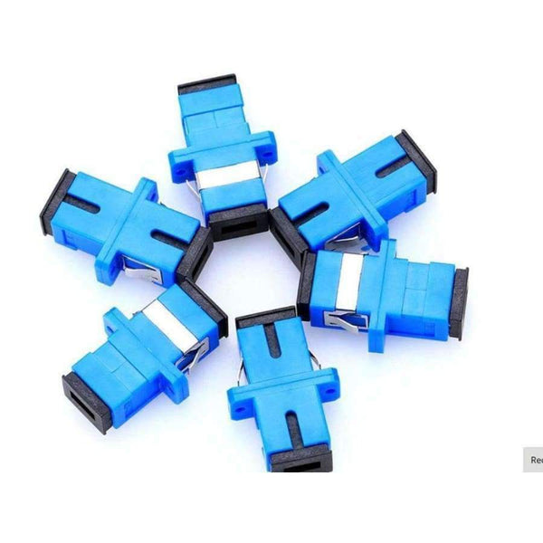 Planet Gates 100pcs/lot SC/UPC Adaptor Fiber Optic Adapter Flange Fiber Coupler For Telecome network and Optic communication Equipment