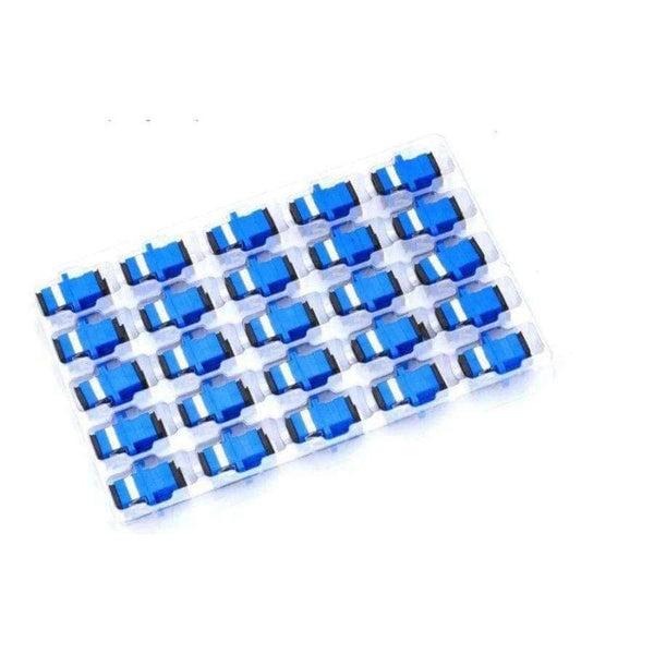 Planet Gates 100pcs/lot SC/UPC Adaptor Fiber Optic Adapter Flange Fiber Coupler For Telecome network and Optic communication Equipment