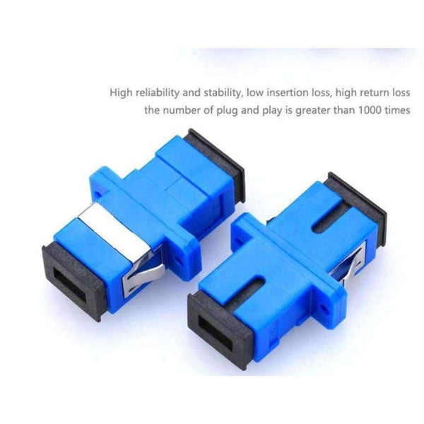Planet Gates 100pcs/lot SC/UPC Adaptor Fiber Optic Adapter Flange Fiber Coupler For Telecome network and Optic communication Equipment