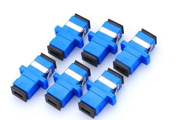 Planet Gates 100pcs/lot SC/UPC Adaptor Fiber Optic Adapter Flange Fiber Coupler For Telecome network and Optic communication Equipment